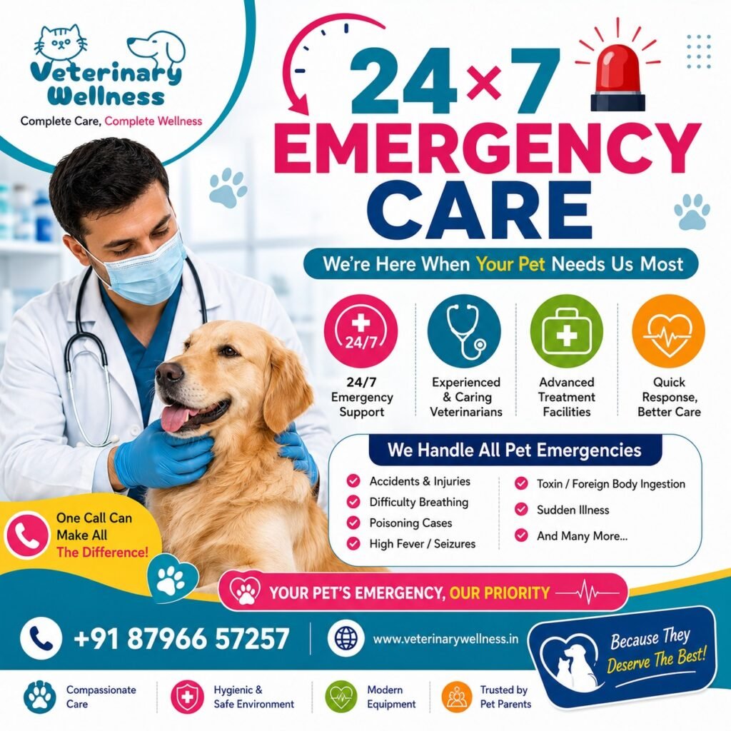 24x7 Emergency Veterinary Care in Gurgaon