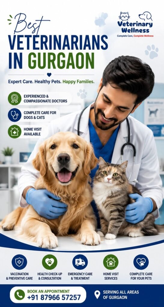 Best Veterinarians in Gurgaon | Expert Care for Your Pets