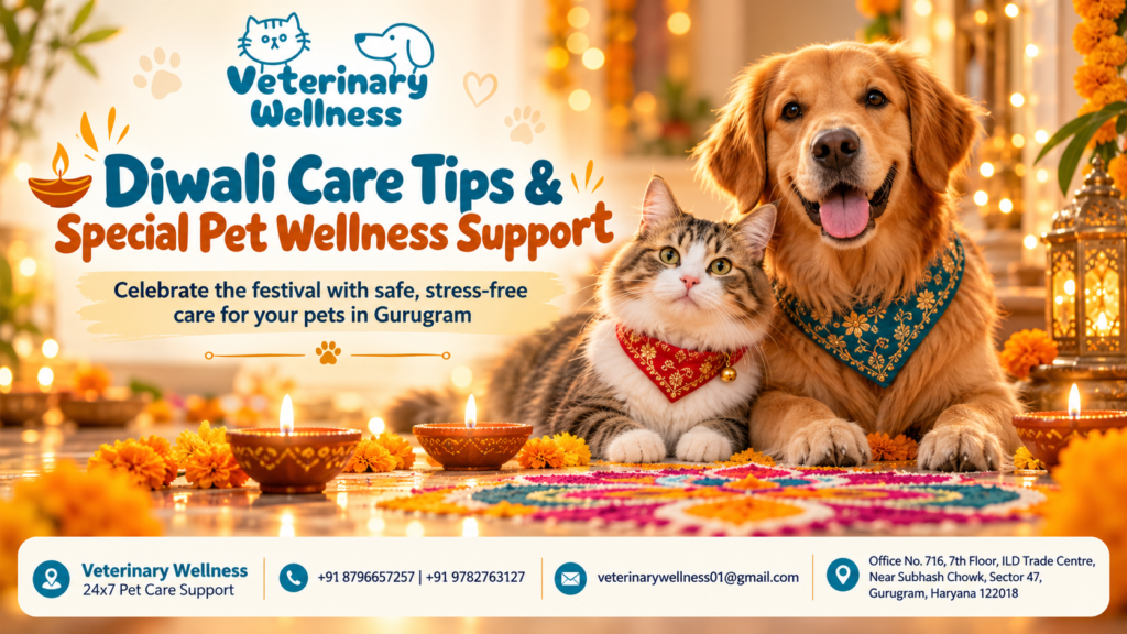 Diwali Pet Care Special in Gurgaon 2026: Safe & Happy Celebrations for Dogs and Cats
